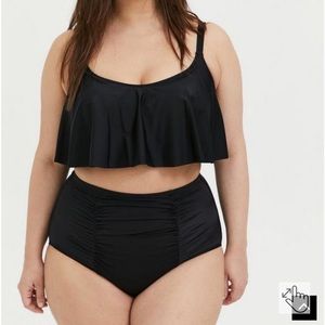 Bikini Top Wireless Straight Flounce